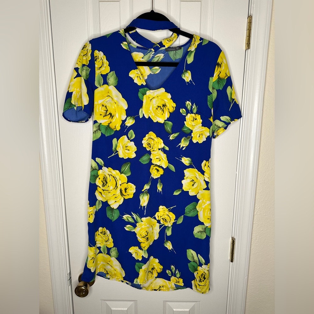 Floral Dress with choker